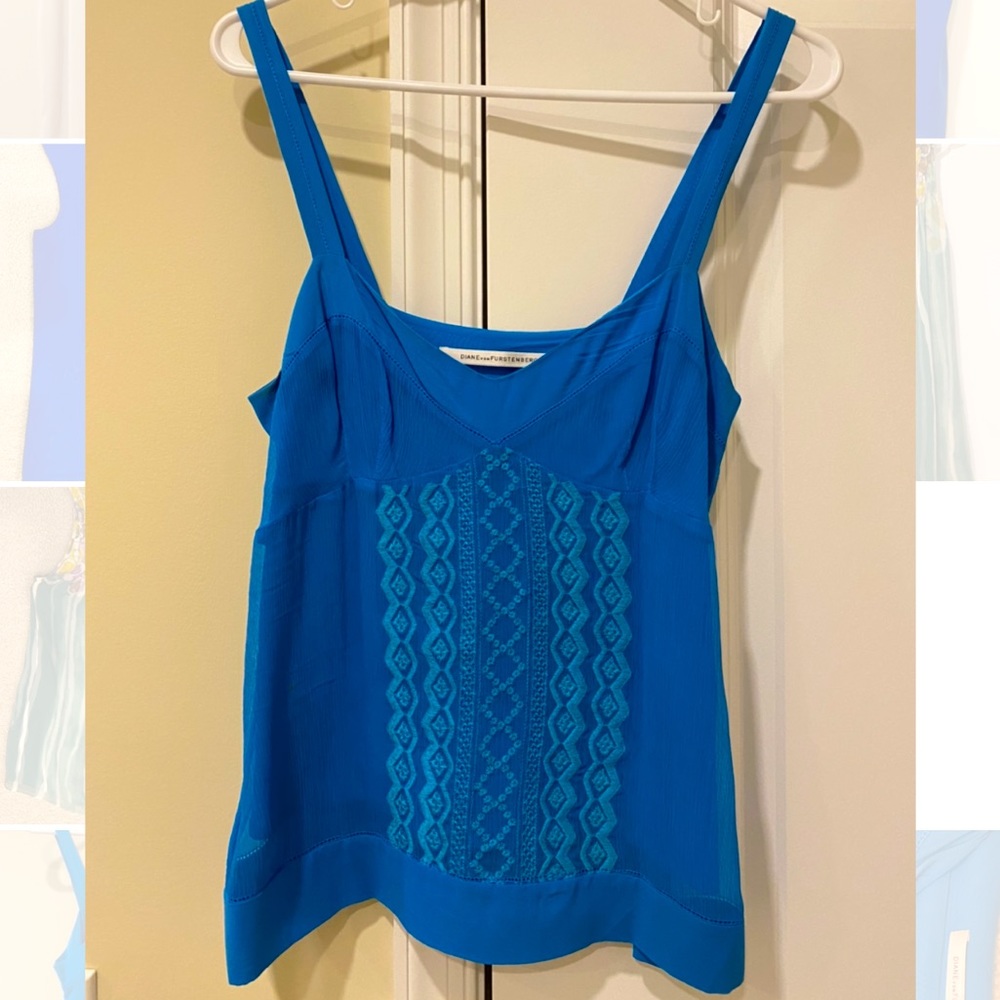 Diane von Furstenberg - Silk Embroidered Top